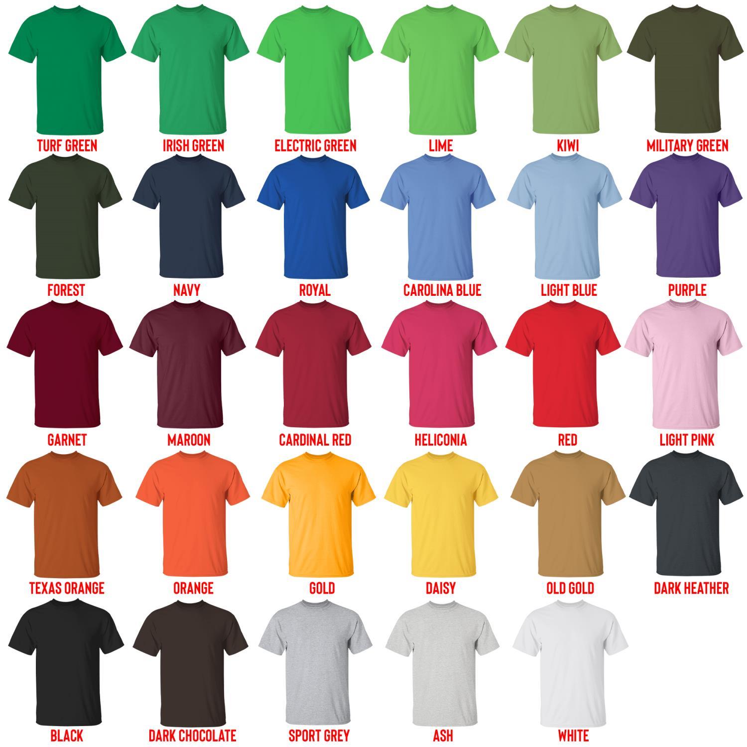 t shirt color chart - Hajime no Ippo Merch