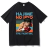 2023 High Quality T Shirts Men Fashion Hip Hop Harajuku Hajime No Ippo Cotton Shirt - Hajime no Ippo Merch