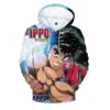 3D Anime Hajime No Ippo Printing Hoodies Manga The Fighting Makunouchi Ippo Graphic Pullover Fashion Hooded 4 - Hajime no Ippo Merch