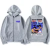 Anime Hajime No Ippo Kamogawa Boxing Print Zipper Hoodie Men Oversized Zip Up Jacket Makunouchi Takamura 3 - Hajime no Ippo Merch