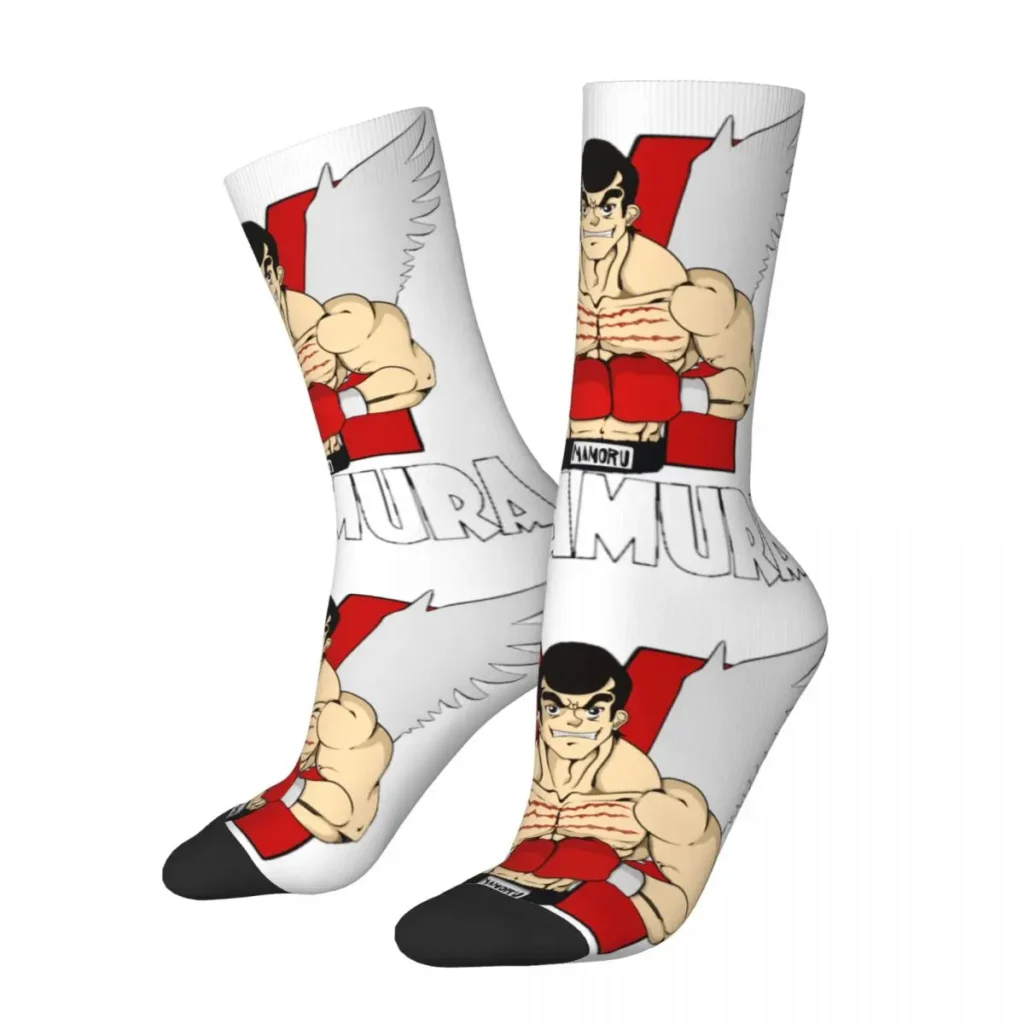 Autumn Winter Colorful Men s Women s Mamoru Takamura Hajime No Ippo KBG Socks Sweat Absorbing - Hajime no Ippo Merch