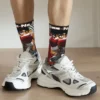 Casual Women Socks Hajime No Ippo KBG Merch Soft One Step Makunouchi Sport Socks All Season 3 - Hajime no Ippo Merch