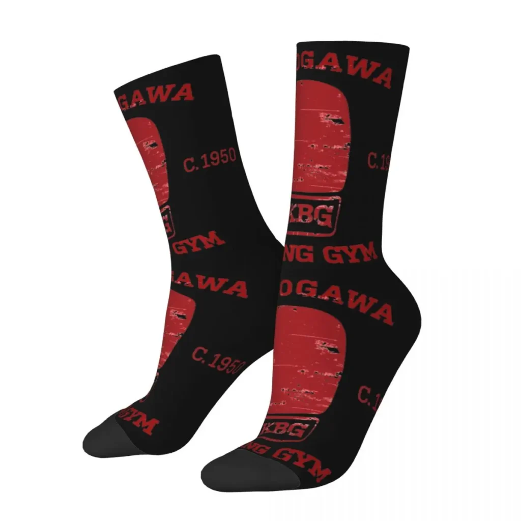 Fashion Male Men Socks Novelty Hajime No Ippo KBG Design Sock High Quality Women s Socks - Hajime no Ippo Merch