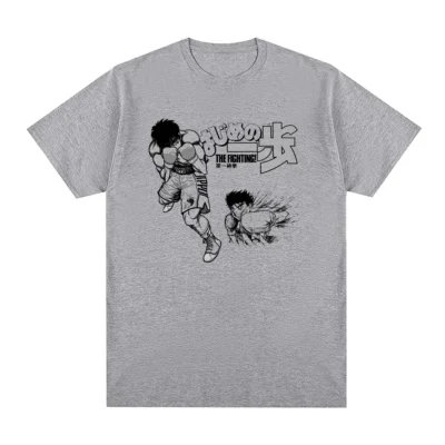 Fighting Hajime no Ippo Vintage T shirt Makunouchi Ippo Cotton Men T shirt New Tee Tshirt - Hajime no Ippo Merch