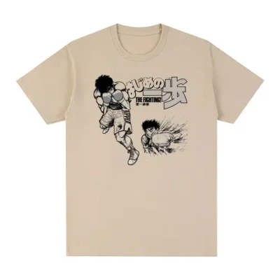 Fighting Hajime no Ippo Vintage T shirt Makunouchi Ippo Cotton Men T shirt New Tee Tshirt.jpg 640x640 2 - Hajime no Ippo Merch