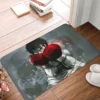 Grey Kitchen Non Slip Carpet Hajime no Ippo Living Room Mat Entrance Door Doormat Home Decoration - Hajime no Ippo Merch