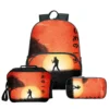 Hajime No Ippo Backpacks with Pencil Bags Waterproof Anime Shoulders Bags Funny Cartoon School Bags Teenager 1 - Hajime no Ippo Merch