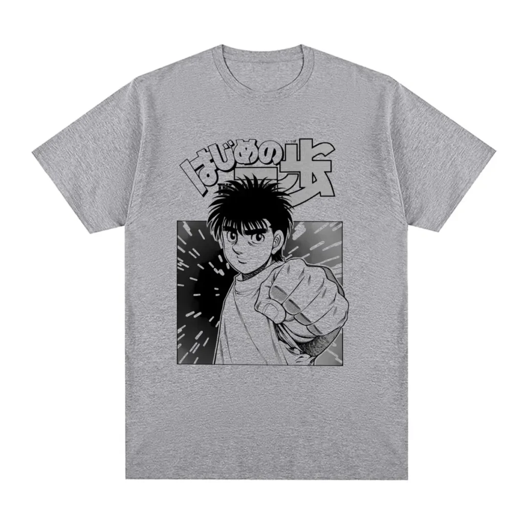 Hajime No Ippo KBG Design Vintage T shirt 90s Summer Fashion Cotton Men T shirt New - Hajime no Ippo Merch