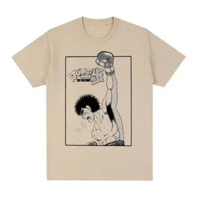 Hajime No Ippo KBG Vintage T shirt Anime Funny Makunouchi Cotton Men T shirt New Tee.jpg 640x640 2 - Hajime no Ippo Merch