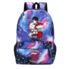 Hajime No Ippo Multifunction Backpacks Canvas Harajuku Fashion SchoolBags for Teenagers Anime KGB Travel Backpacks for 4 - Hajime no Ippo Merch