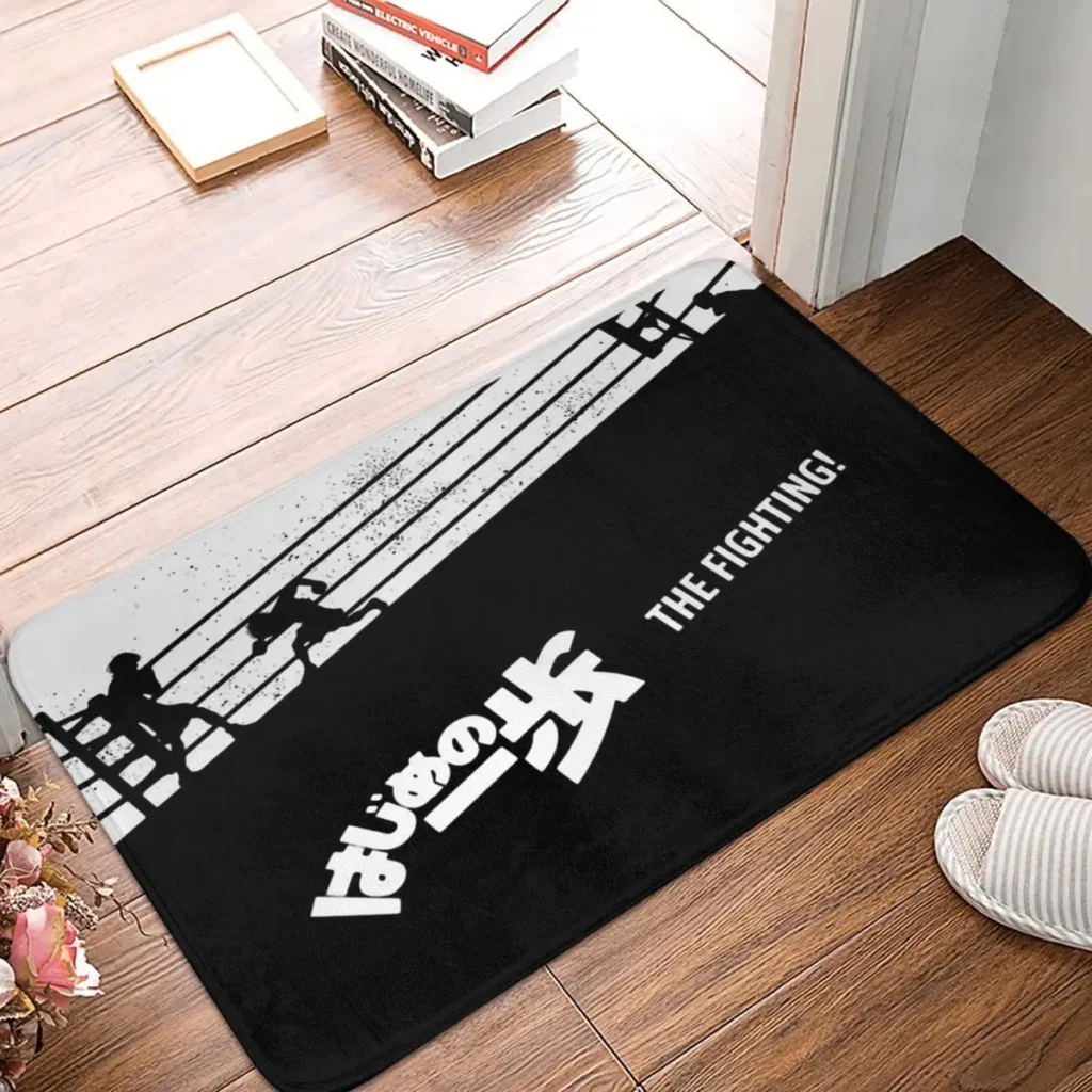 Hajime no Ippo Anti Slip Doormat Living Room Mat Final Blow Hallway Carpet Entrance Door Rug - Hajime no Ippo Merch