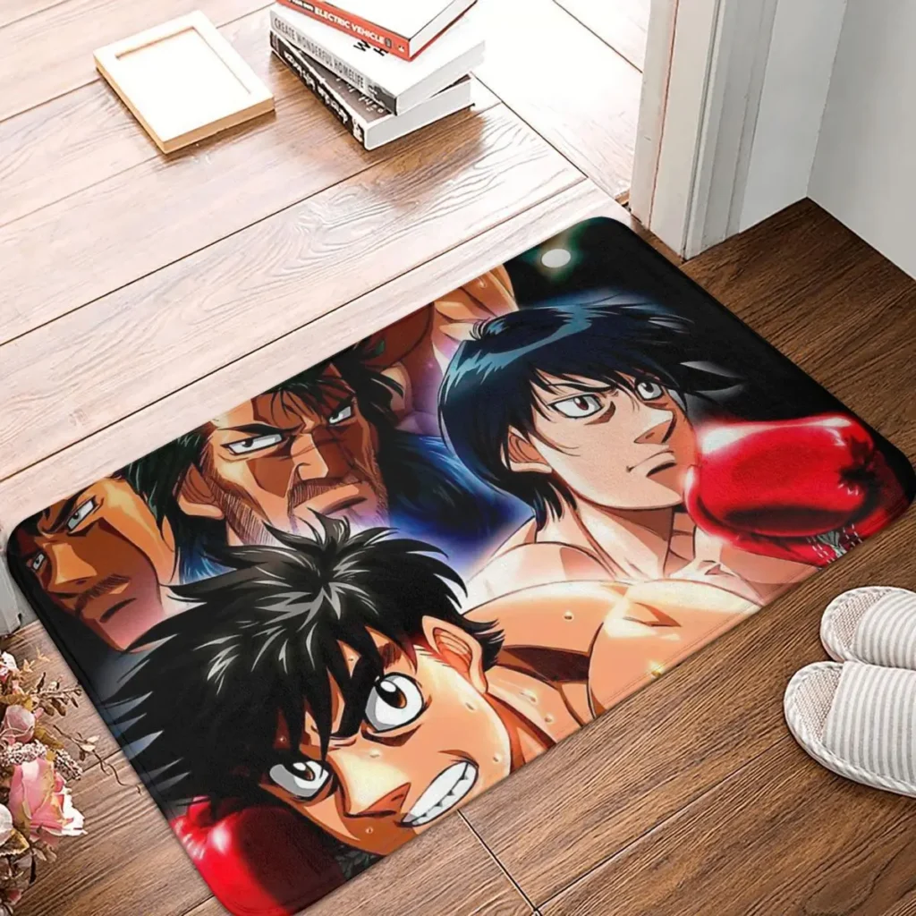 Hajime no Ippo Anti Slip Doormat Living Room Mat Winner Balcony Carpet Welcome Rug Indoor Decorative - Hajime no Ippo Merch