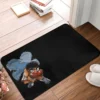 Hajime no Ippo Bathroom Mat Makunouchi Black Doormat Flannel Carpet Outdoor Rug Home Decoration - Hajime no Ippo Merch