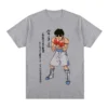 Hajime no Ippo KBG Boxing Gym Anime Vintage T shirt Makunouchi Ippo Cotton Men T shirt - Hajime no Ippo Merch