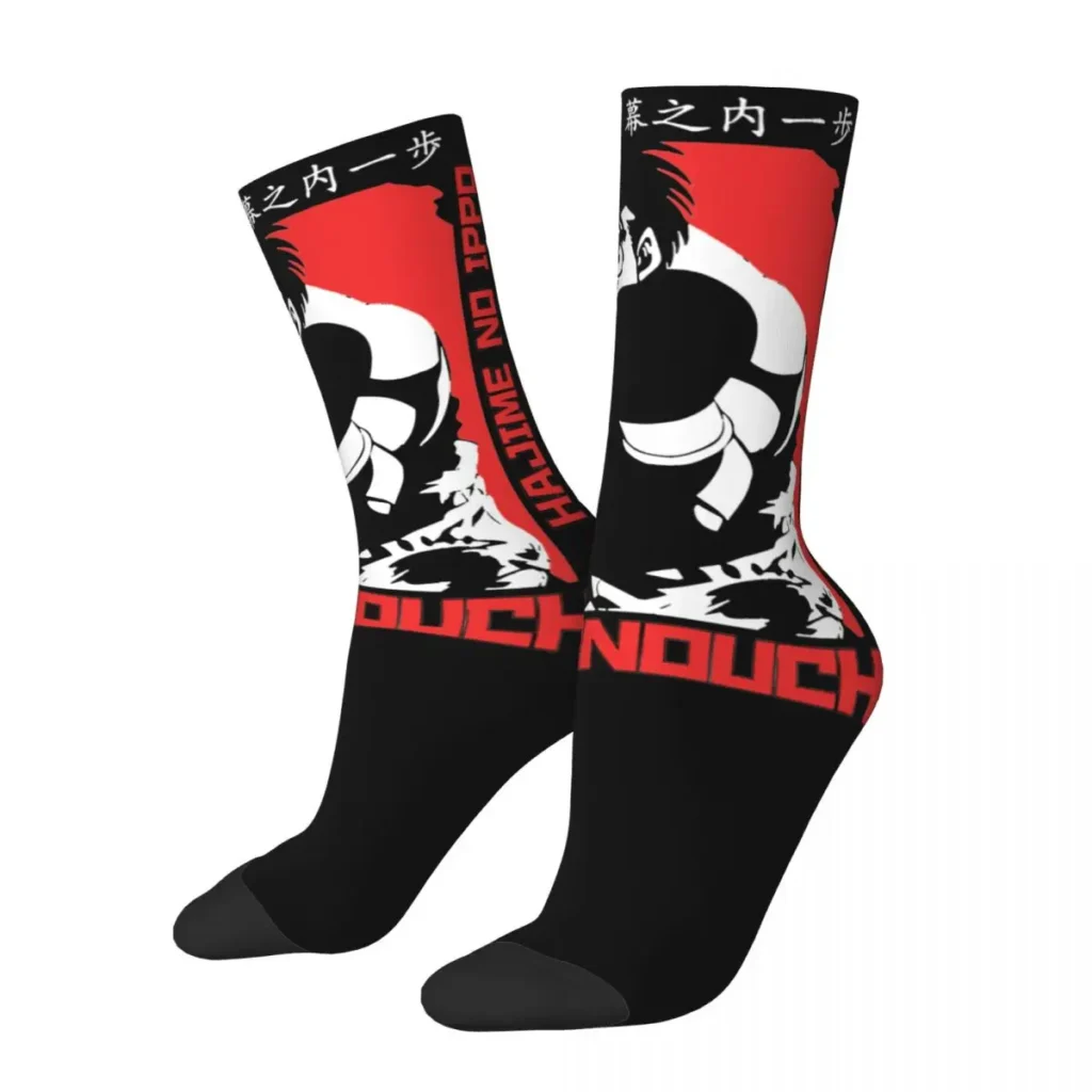 Harajuku Men s Women s KBG Hajime Ippo Makunouchi Socks Merch Warm Socks Cute Birthday Present - Hajime no Ippo Merch