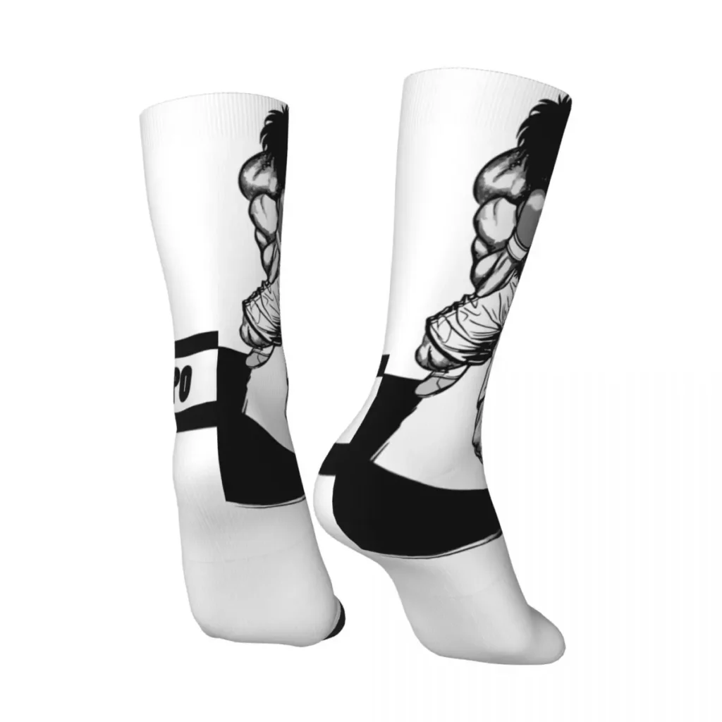 Hip Hop Vintage Hajime No Ippo Anime Crazy Men s compression Socks Unisex Anime Manga Harajuku 1 - Hajime no Ippo Merch