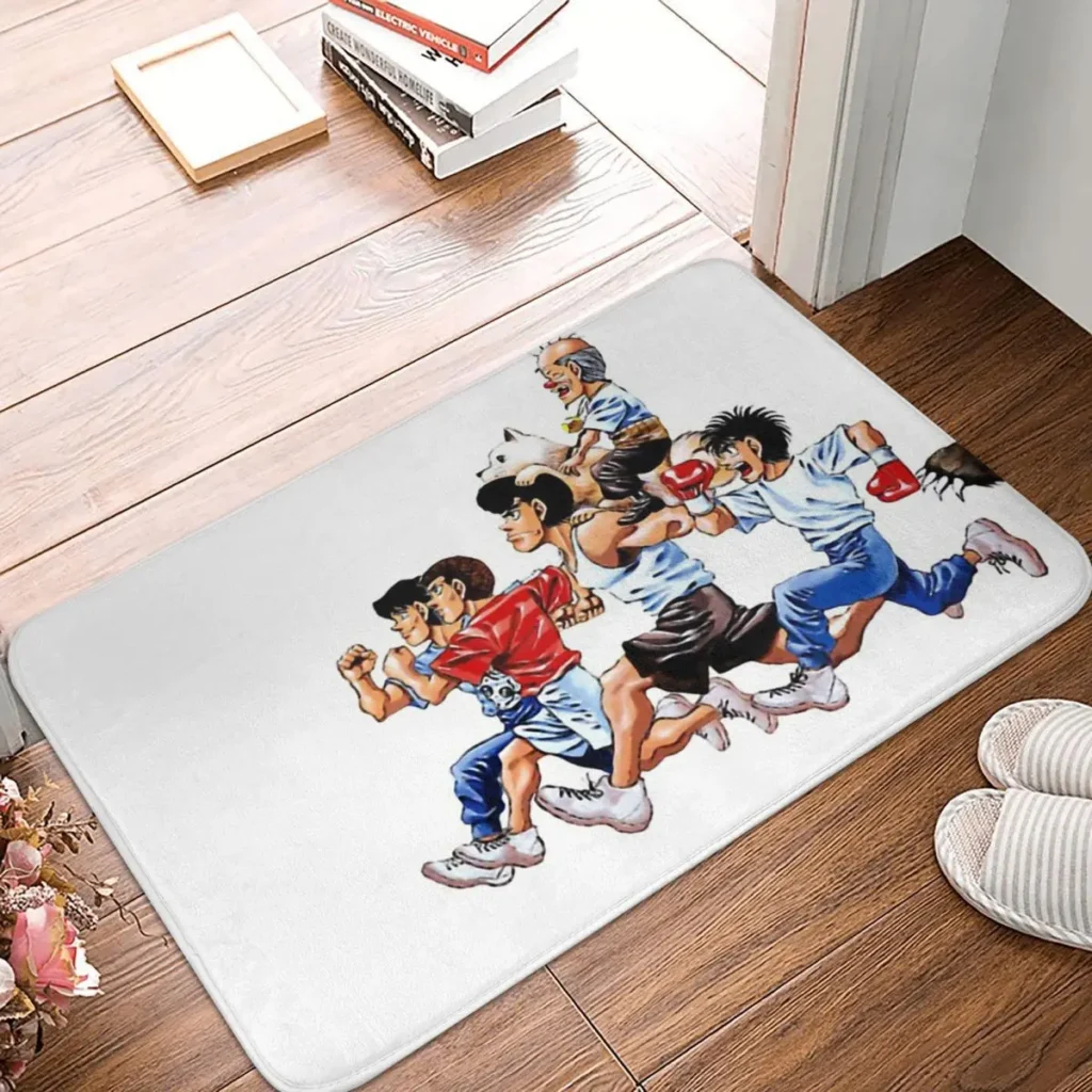 Kamogawa Club Kitchen Non Slip Carpet Hajime no Ippo Bedroom Mat Entrance Door Doormat Home Decor - Hajime no Ippo Merch