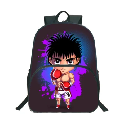 School Bags Student Boys Girls Cartoon Shoulders Bags Teenagers Laptop Travel Bags Backpacks Anime 3d Bagpack 3 - Hajime no Ippo Merch