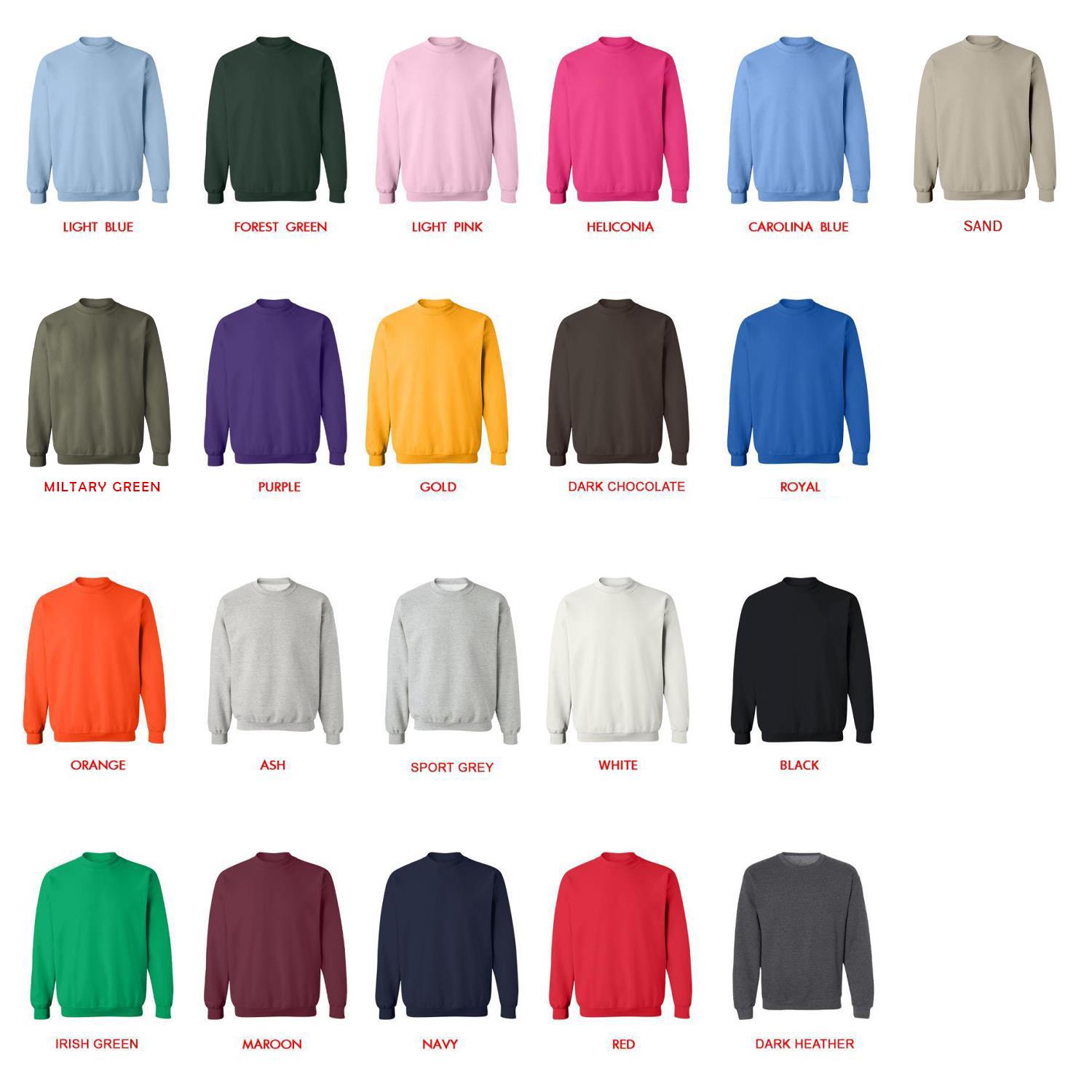 sweatshirt color chart - Hajime no Ippo Merch