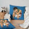 Hajime No Ippo  Serious Ippo Throw Pillow Official Hajime no Ippo Merch