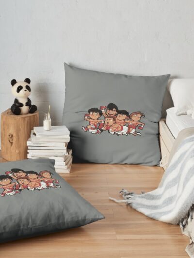 Chibi Hajime No Ippo Throw Pillow Official Hajime no Ippo Merch