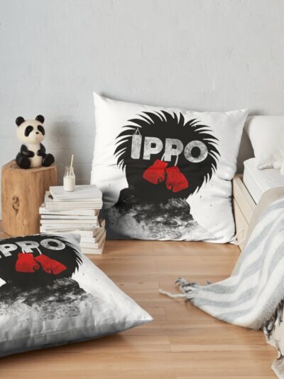 Hajime No Ippo Fanart Throw Pillow Official Hajime no Ippo Merch