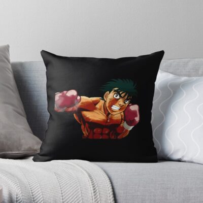 Hajime No Ippo Throw Pillow Official Hajime no Ippo Merch