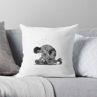 Ippo - Hajime No Ippo Throw Pillow Official Hajime no Ippo Merch