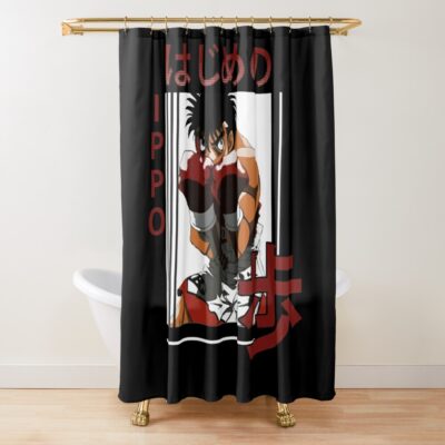 Hajime No Fanfic Ippo - Ippo Makunouchi Shower Curtain Official Hajime no Ippo Merch