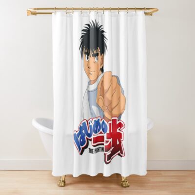 Hajime No Fanfic Ippo Shower Curtain Official Hajime no Ippo Merch