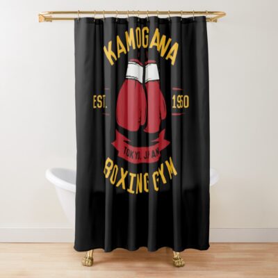 Kamogawa Boxing Gym    (3) Shower Curtain Official Hajime no Ippo Merch