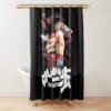 Vintage Boxing-Themed Cartoon Character Shower Curtain Official Hajime no Ippo Merch