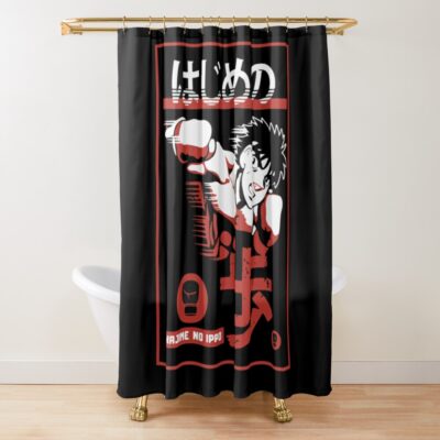 Hajime No Fanfic Ippo - Ippo Makunouchi Shower Curtain Official Hajime no Ippo Merch