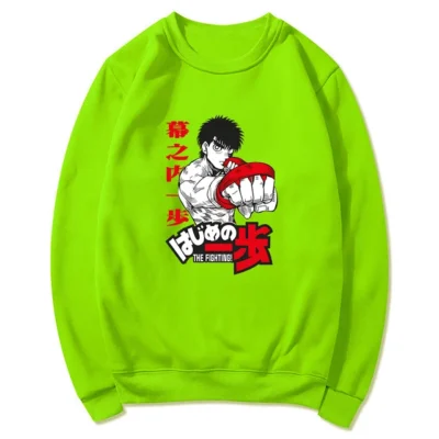 Kamogawa Anime Hajime No Ippo Winter Warm Cool Sweatshirt