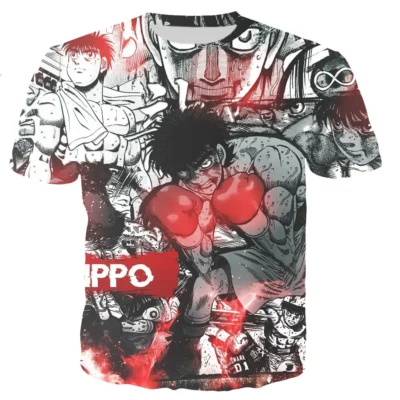 Unisex Makunouchi Hajime no Ippo 3D T-shirt